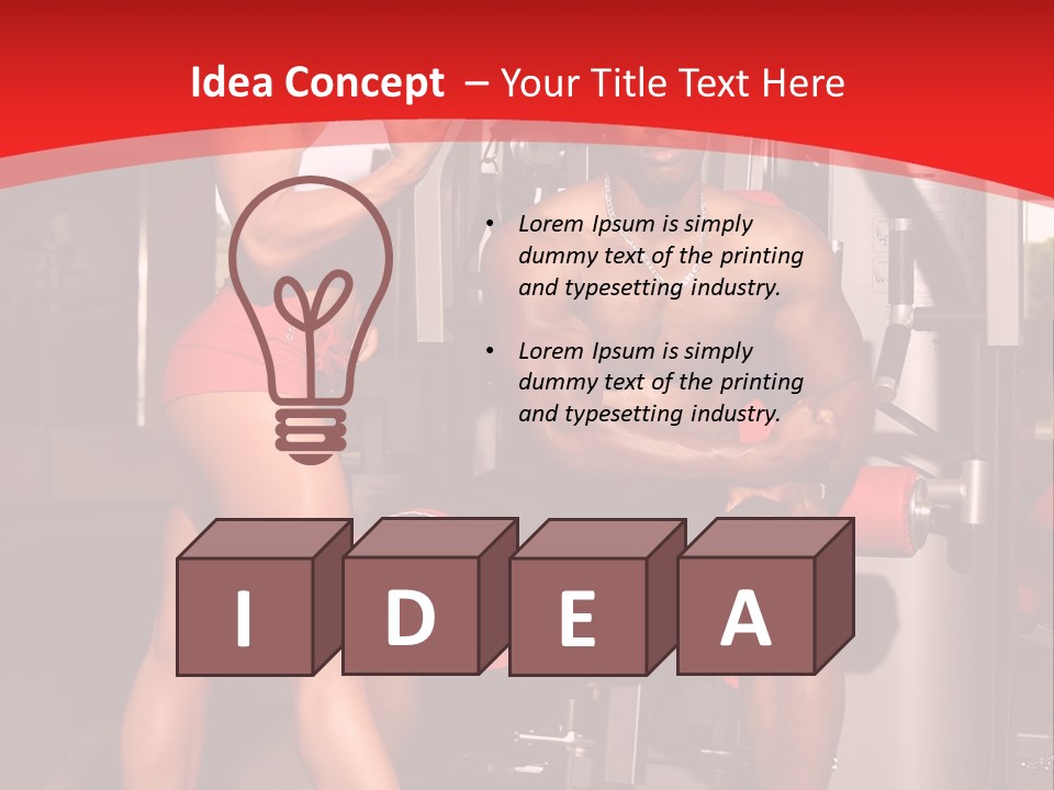 Bodybuilders PowerPoint Template