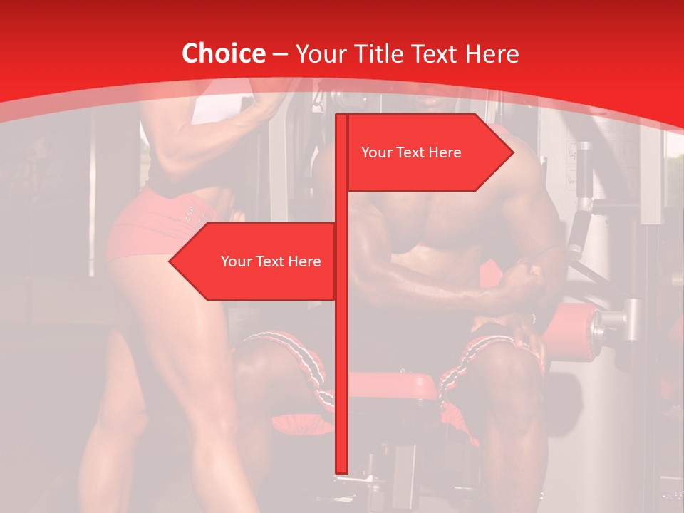 Bodybuilders PowerPoint Template