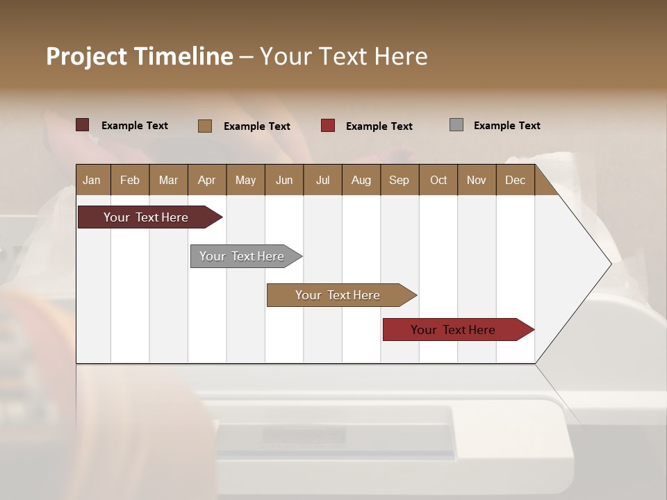 New Born Baby Being Weighed On A Scale PowerPoint Template