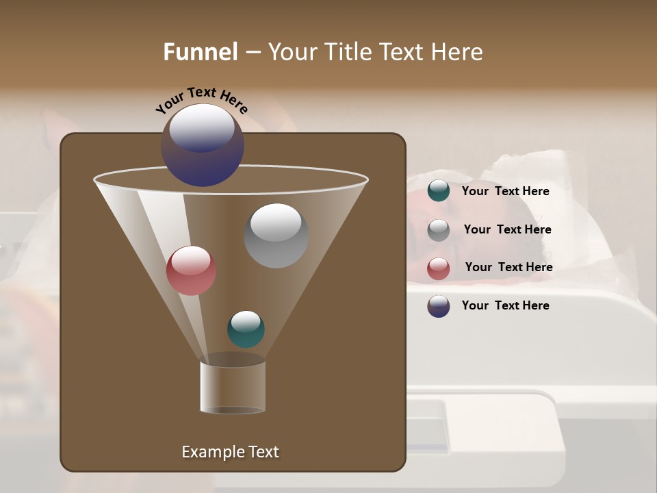 New Born Baby Being Weighed On A Scale PowerPoint Template