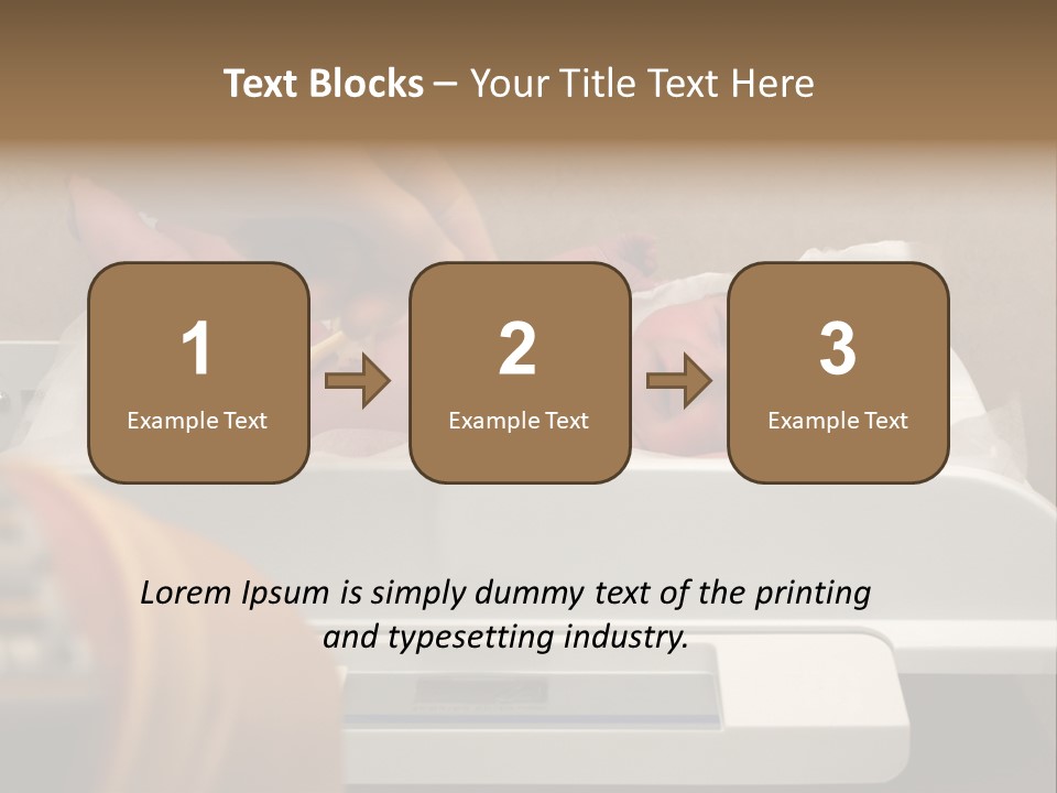 New Born Baby Being Weighed On A Scale PowerPoint Template