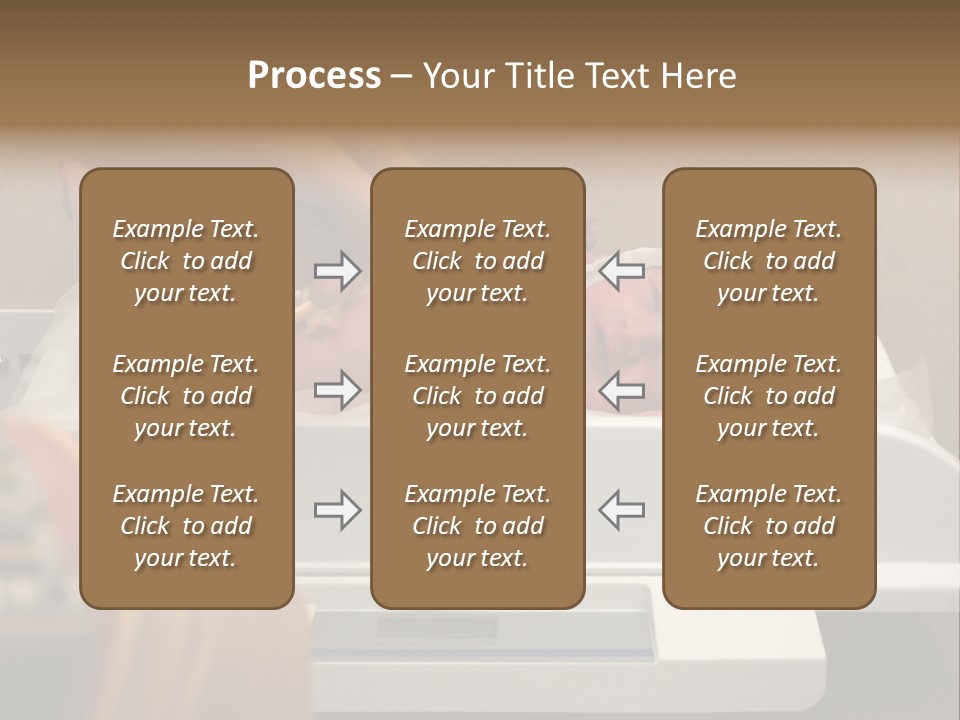 New Born Baby Being Weighed On A Scale PowerPoint Template