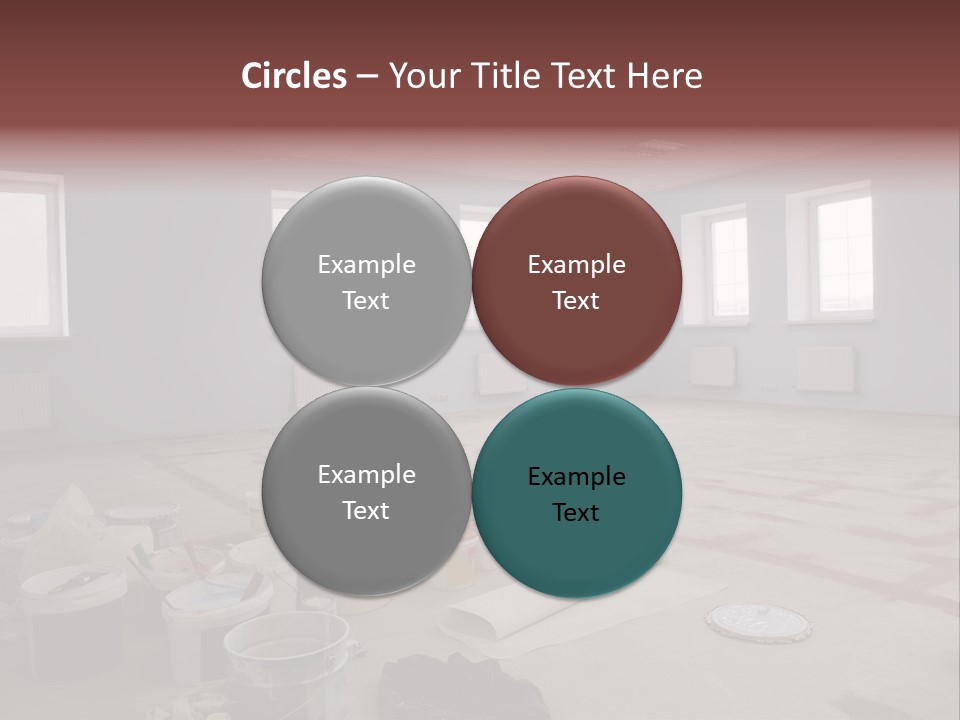 Paint On Construction New And Modern Office PowerPoint Template