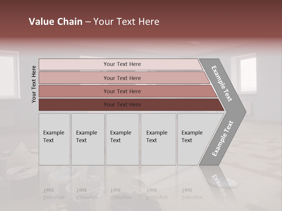 Paint On Construction New And Modern Office PowerPoint Template
