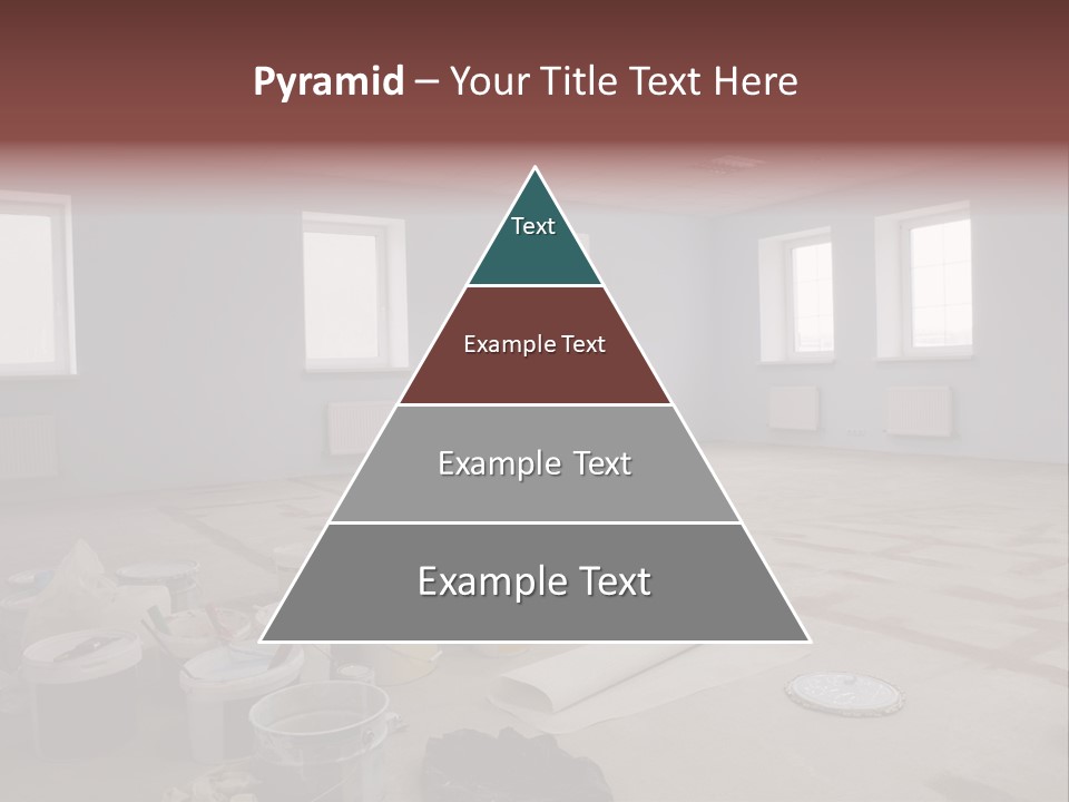 Paint On Construction New And Modern Office PowerPoint Template