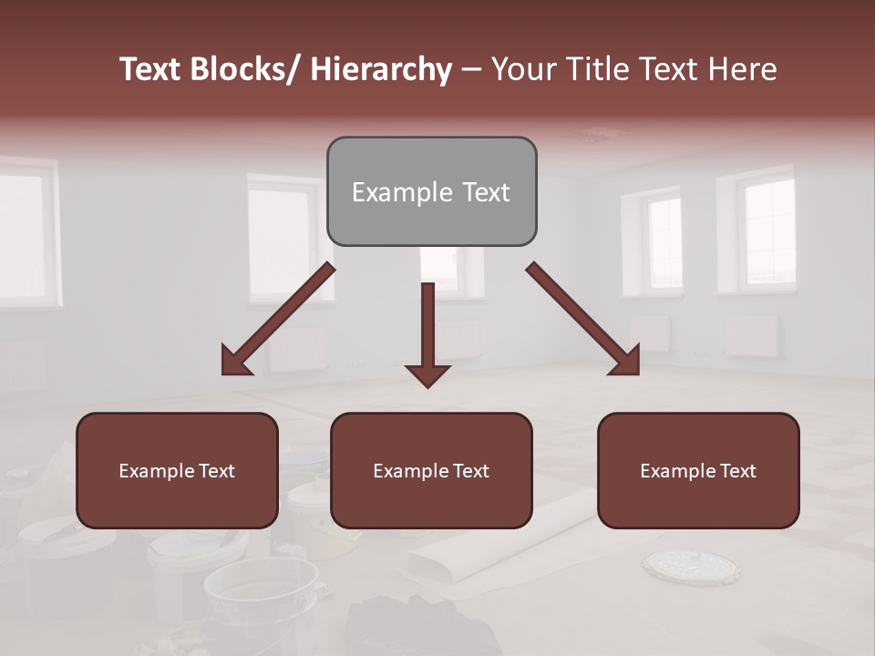 Paint On Construction New And Modern Office PowerPoint Template