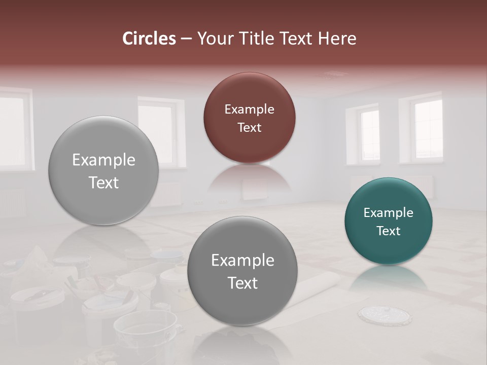 Paint On Construction New And Modern Office PowerPoint Template