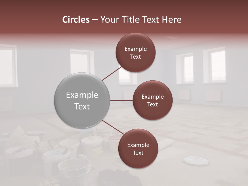 Paint On Construction New And Modern Office PowerPoint Template