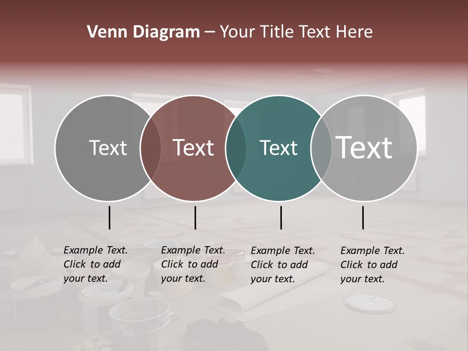 Paint On Construction New And Modern Office PowerPoint Template