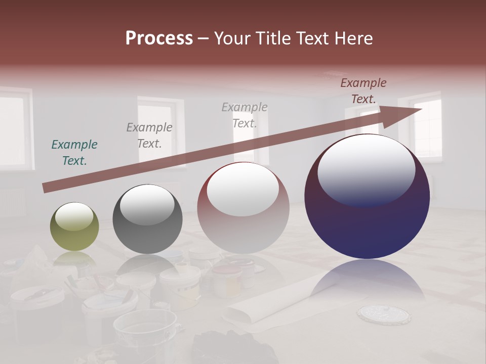 Paint On Construction New And Modern Office PowerPoint Template