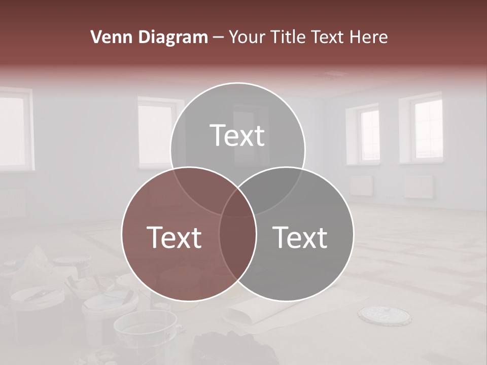 Paint On Construction New And Modern Office PowerPoint Template