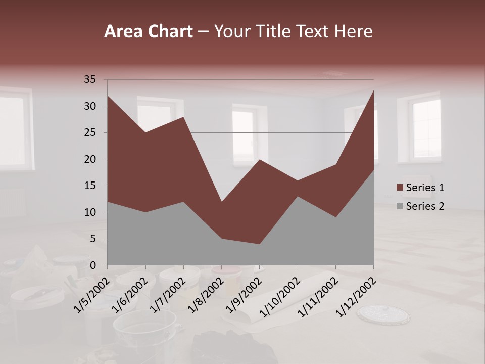 Paint On Construction New And Modern Office PowerPoint Template