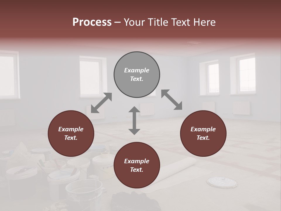 Paint On Construction New And Modern Office PowerPoint Template