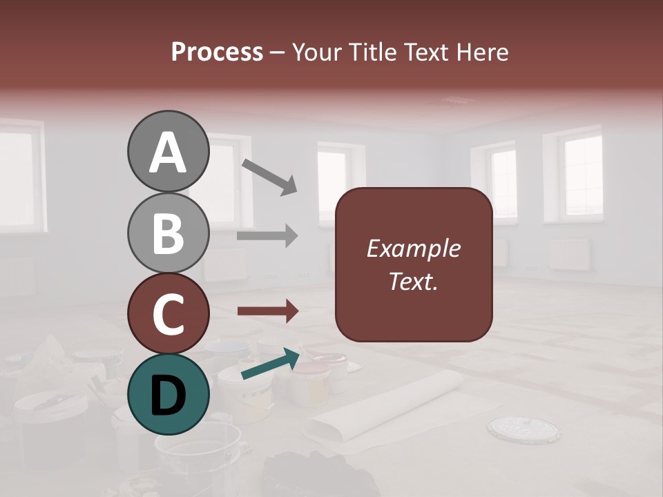 Paint On Construction New And Modern Office PowerPoint Template