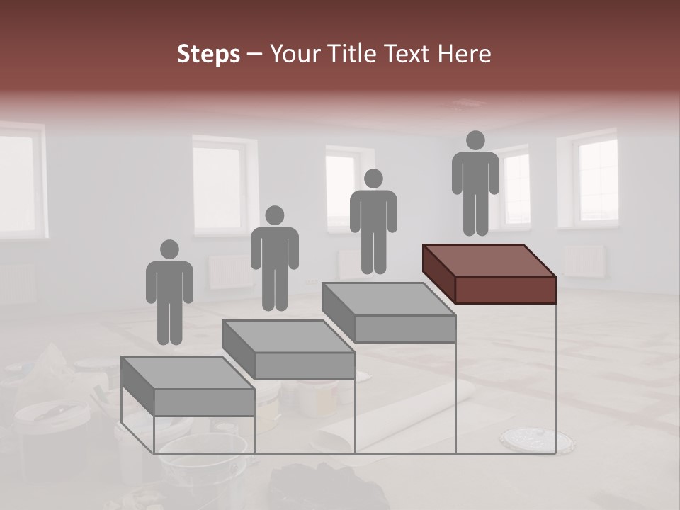 Paint On Construction New And Modern Office PowerPoint Template