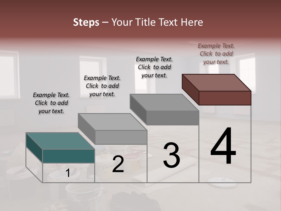 Paint On Construction New And Modern Office PowerPoint Template