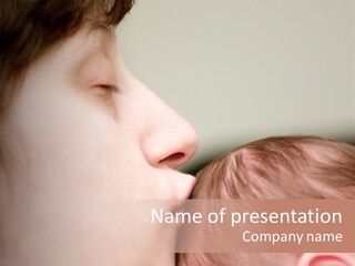 Mother And Baby PowerPoint Template