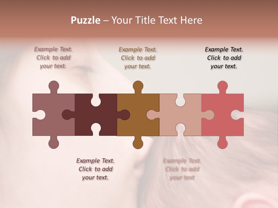 Mother And Baby PowerPoint Template