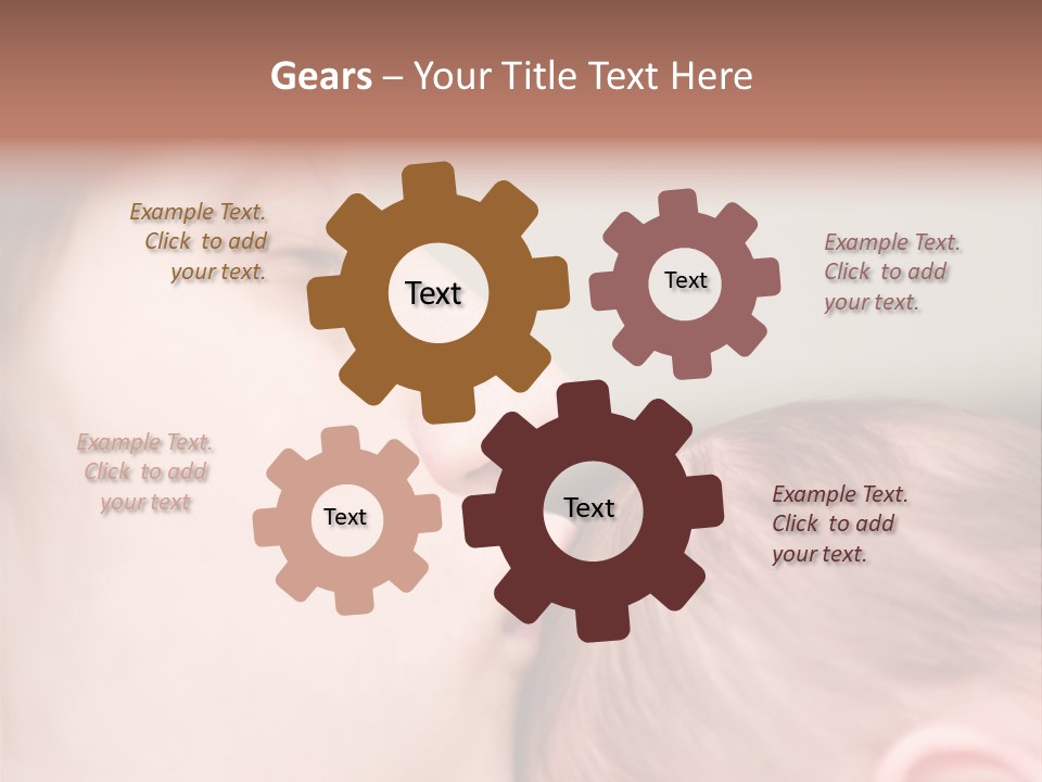 Mother And Baby PowerPoint Template