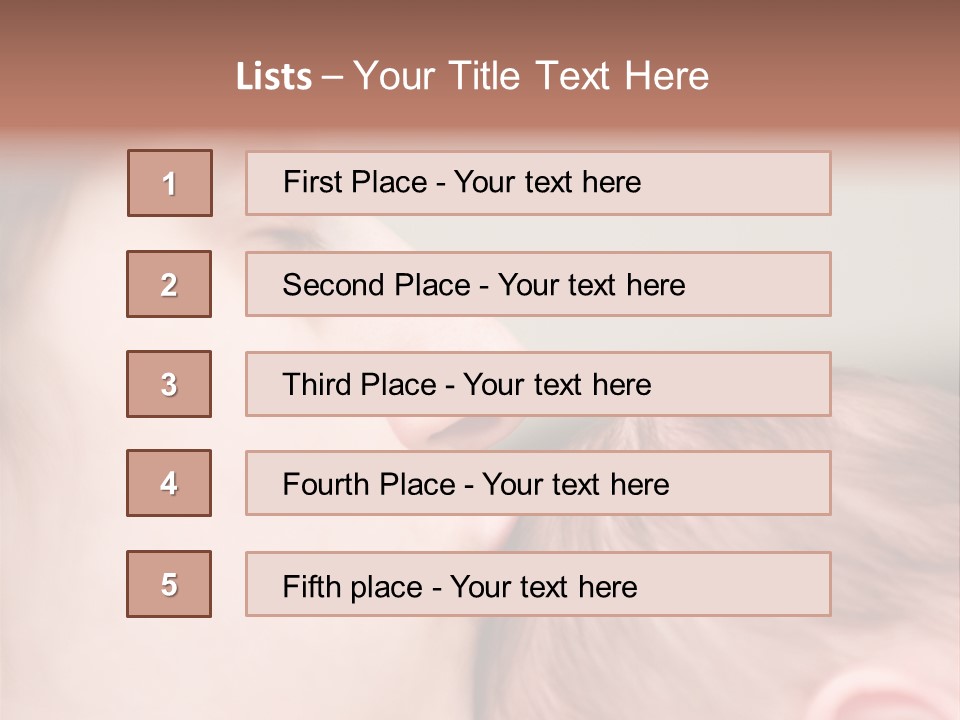 Mother And Baby PowerPoint Template