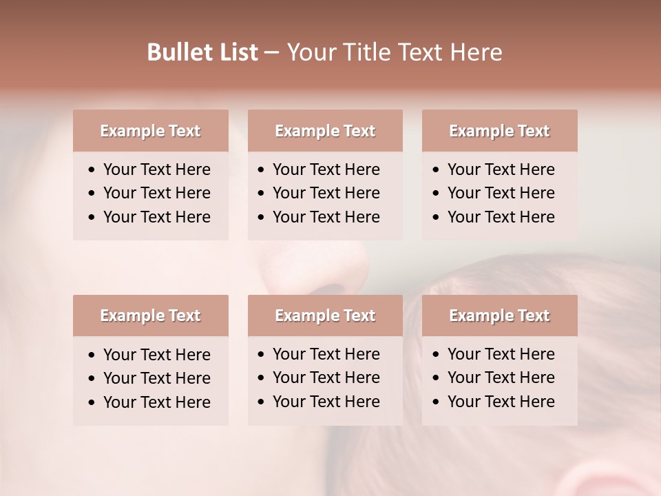 Mother And Baby PowerPoint Template