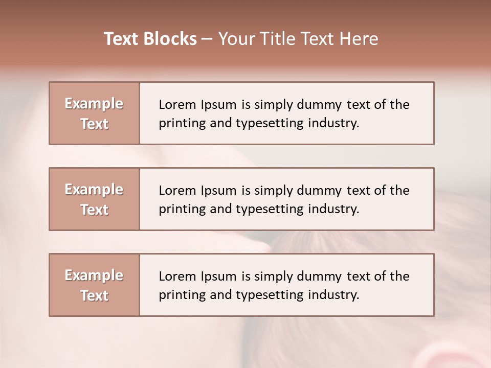 Mother And Baby PowerPoint Template