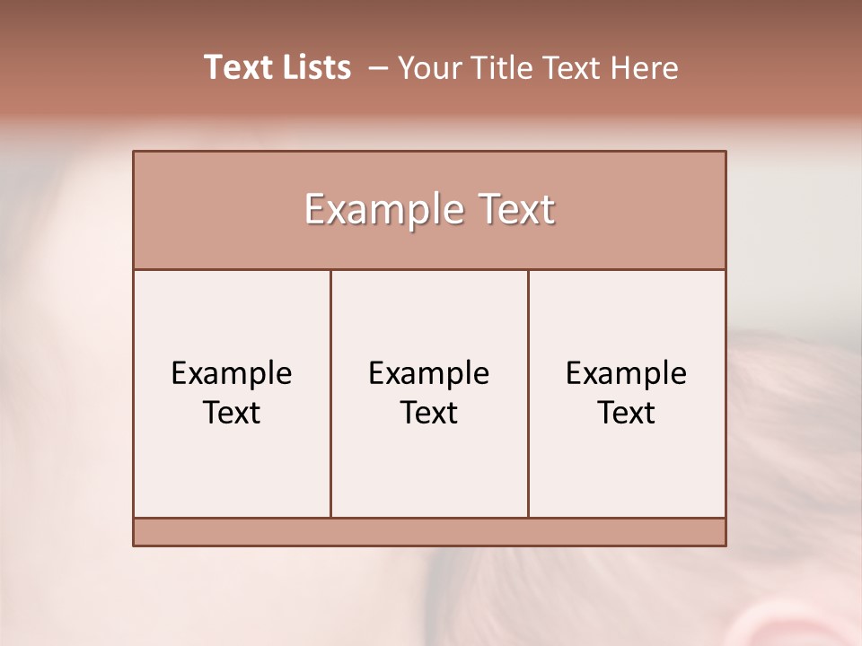 Mother And Baby PowerPoint Template