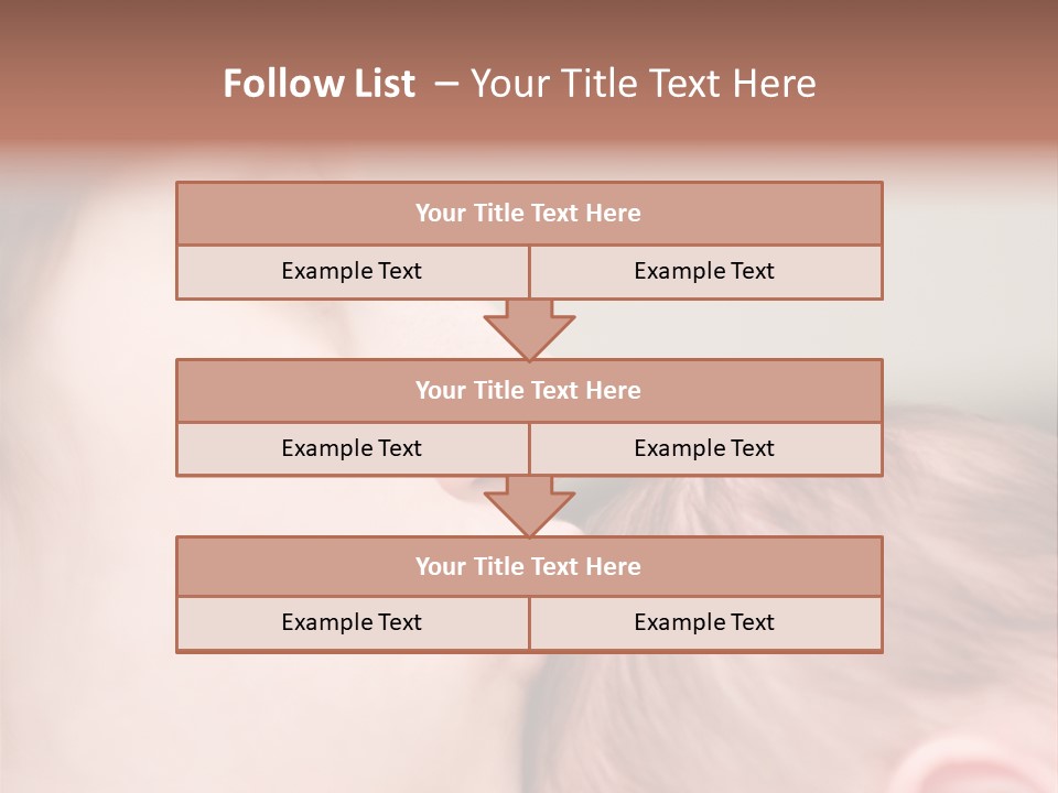 Mother And Baby PowerPoint Template