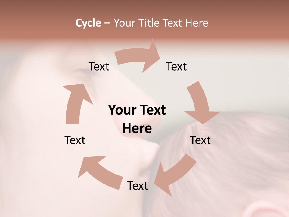 Mother And Baby PowerPoint Template