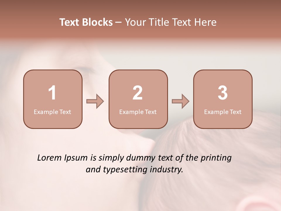 Mother And Baby PowerPoint Template