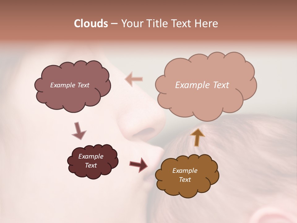 Mother And Baby PowerPoint Template