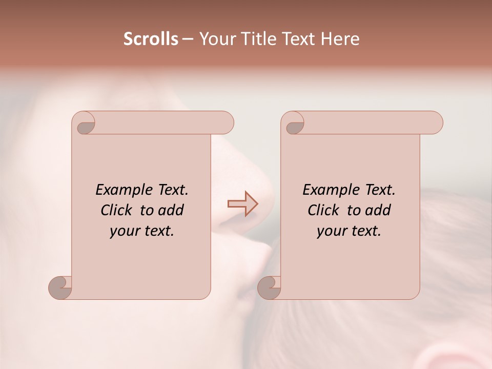 Mother And Baby PowerPoint Template