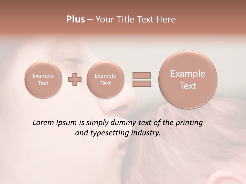 Mother And Baby PowerPoint Template