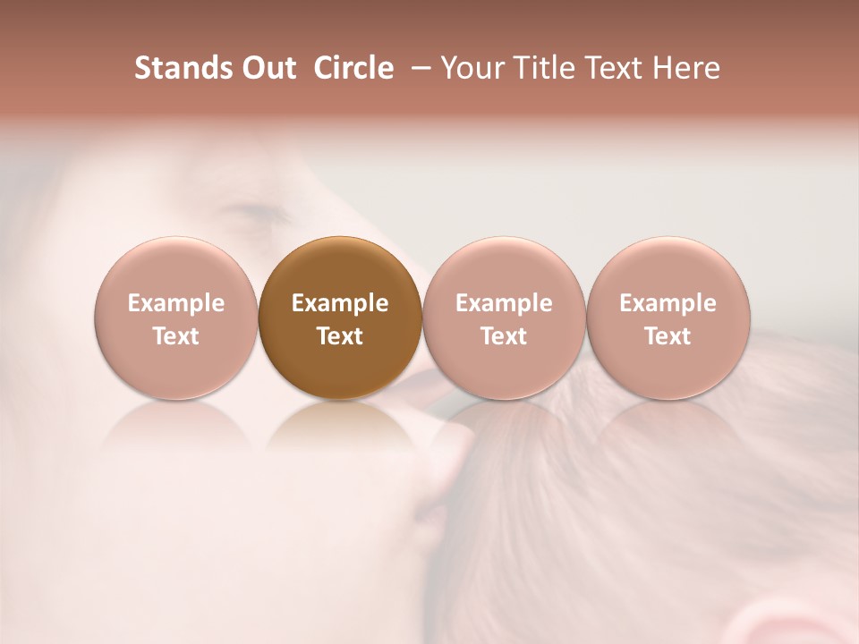 Mother And Baby PowerPoint Template