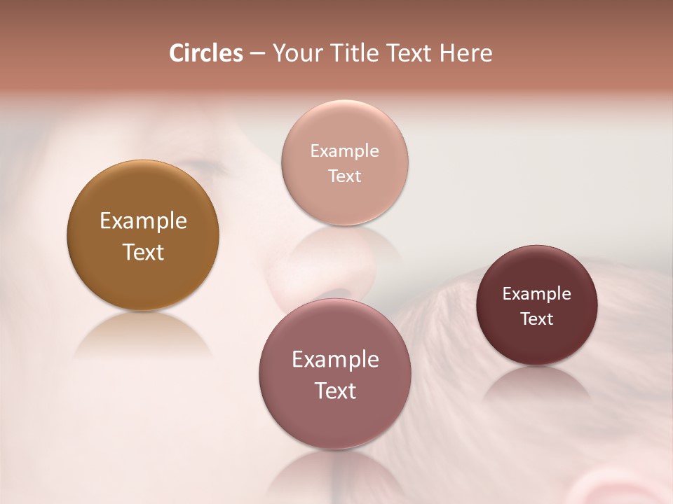 Mother And Baby PowerPoint Template