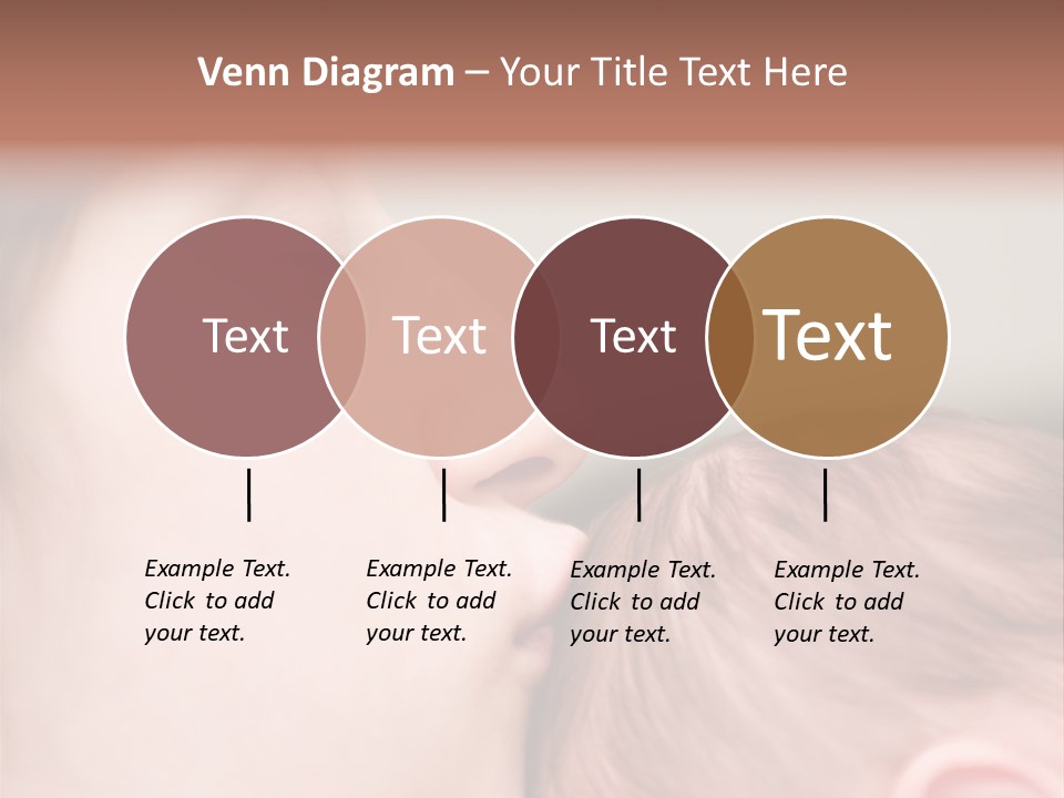 Mother And Baby PowerPoint Template