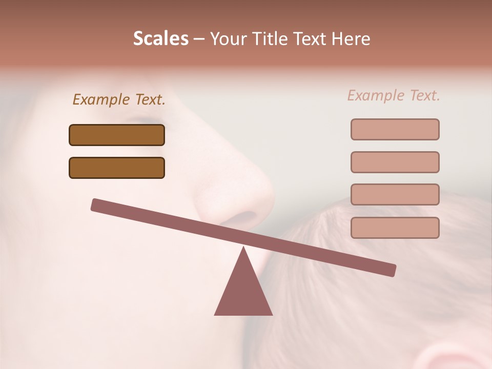 Mother And Baby PowerPoint Template