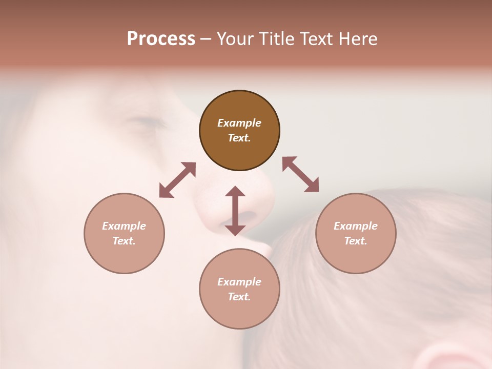 Mother And Baby PowerPoint Template