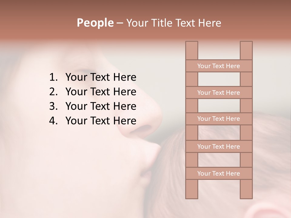 Mother And Baby PowerPoint Template