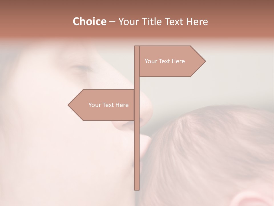 Mother And Baby PowerPoint Template