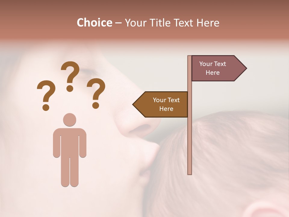 Mother And Baby PowerPoint Template