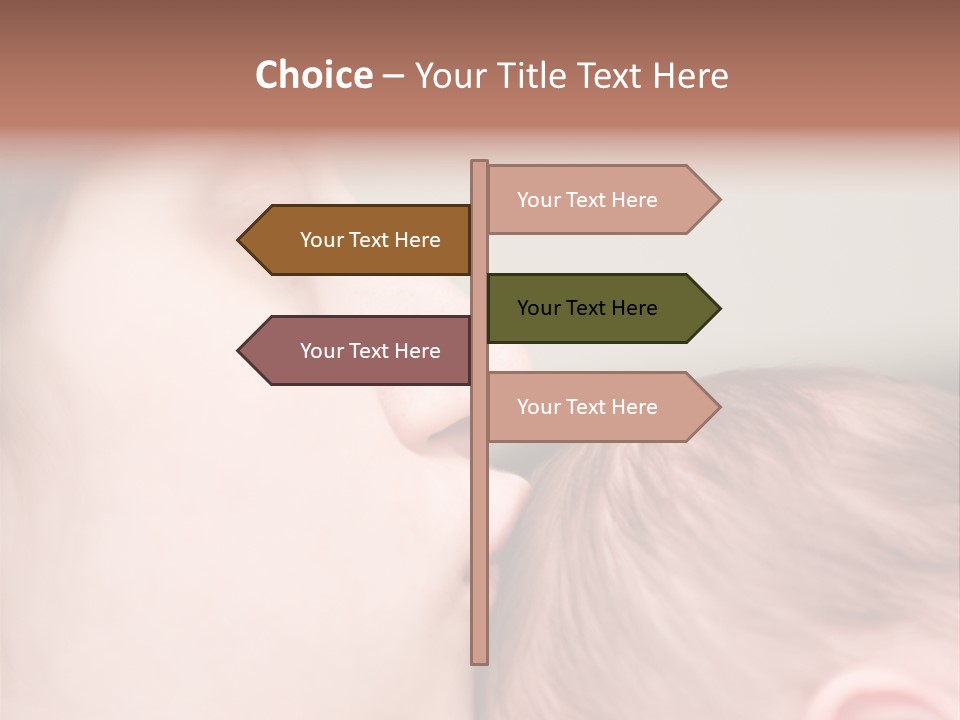Mother And Baby PowerPoint Template