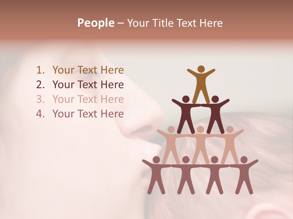 Mother And Baby PowerPoint Template