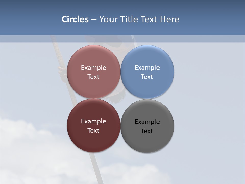 A Man Is Doing A High Jump On A Pole PowerPoint Template