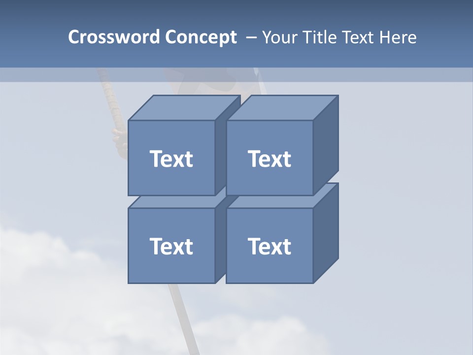 A Man Is Doing A High Jump On A Pole PowerPoint Template