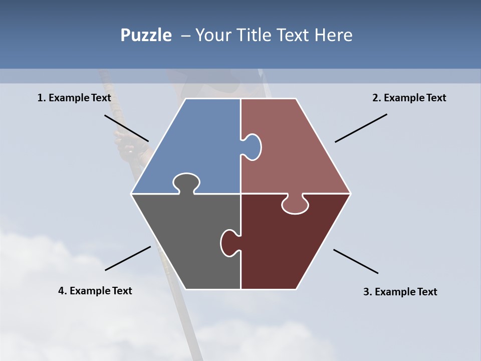 A Man Is Doing A High Jump On A Pole PowerPoint Template