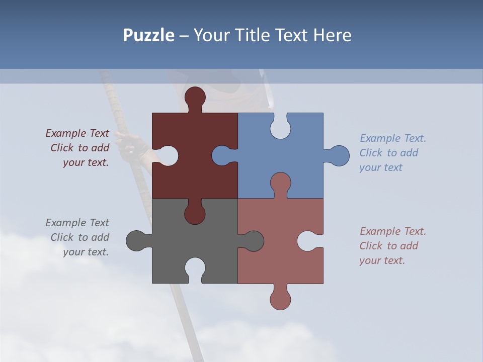 A Man Is Doing A High Jump On A Pole PowerPoint Template