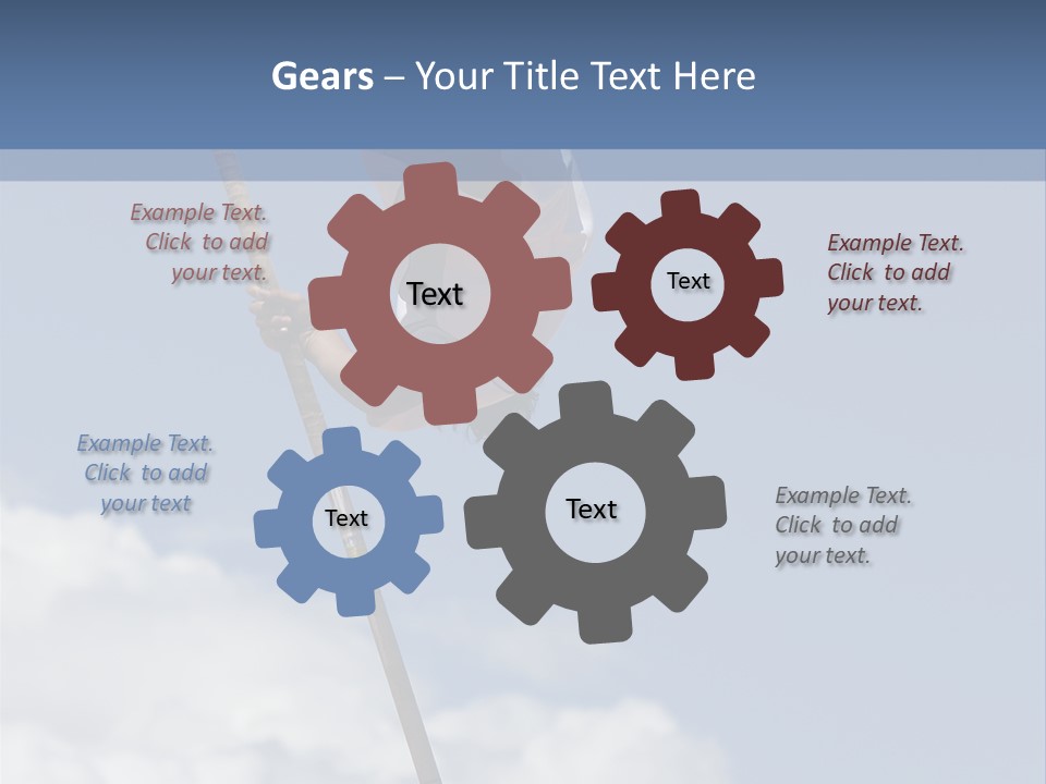 A Man Is Doing A High Jump On A Pole PowerPoint Template