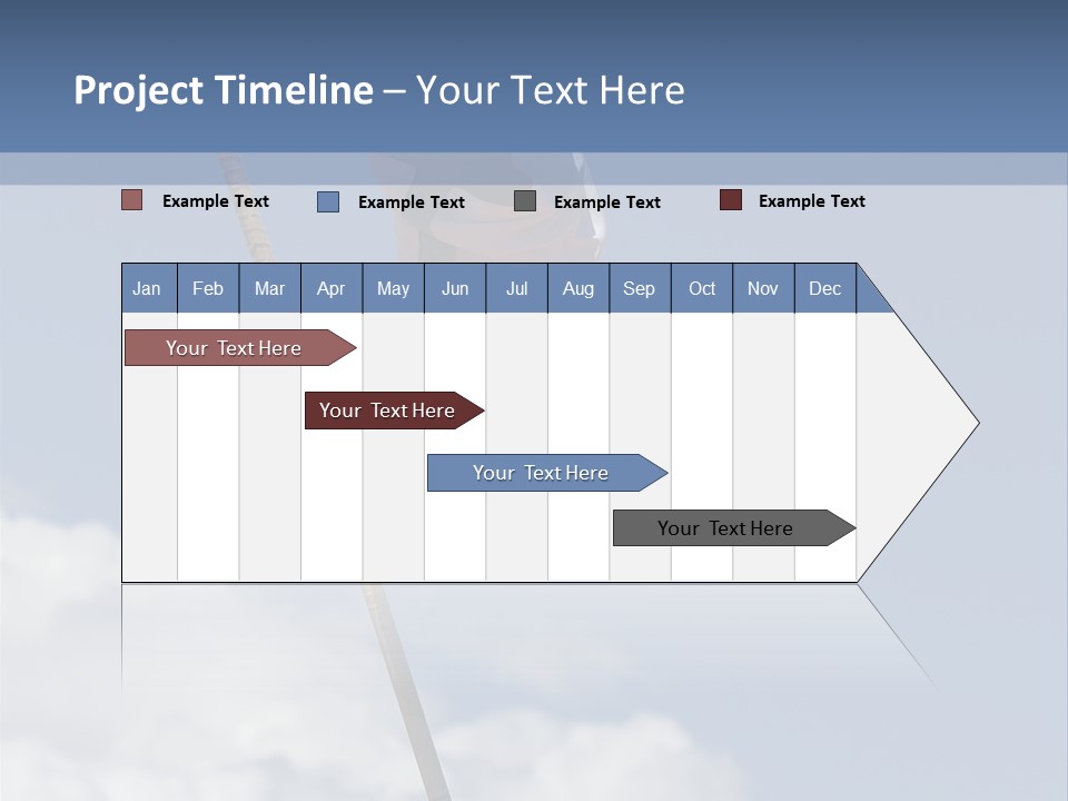 A Man Is Doing A High Jump On A Pole PowerPoint Template