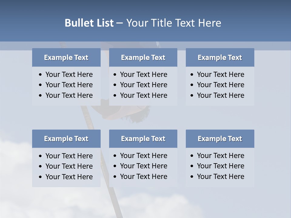 A Man Is Doing A High Jump On A Pole PowerPoint Template